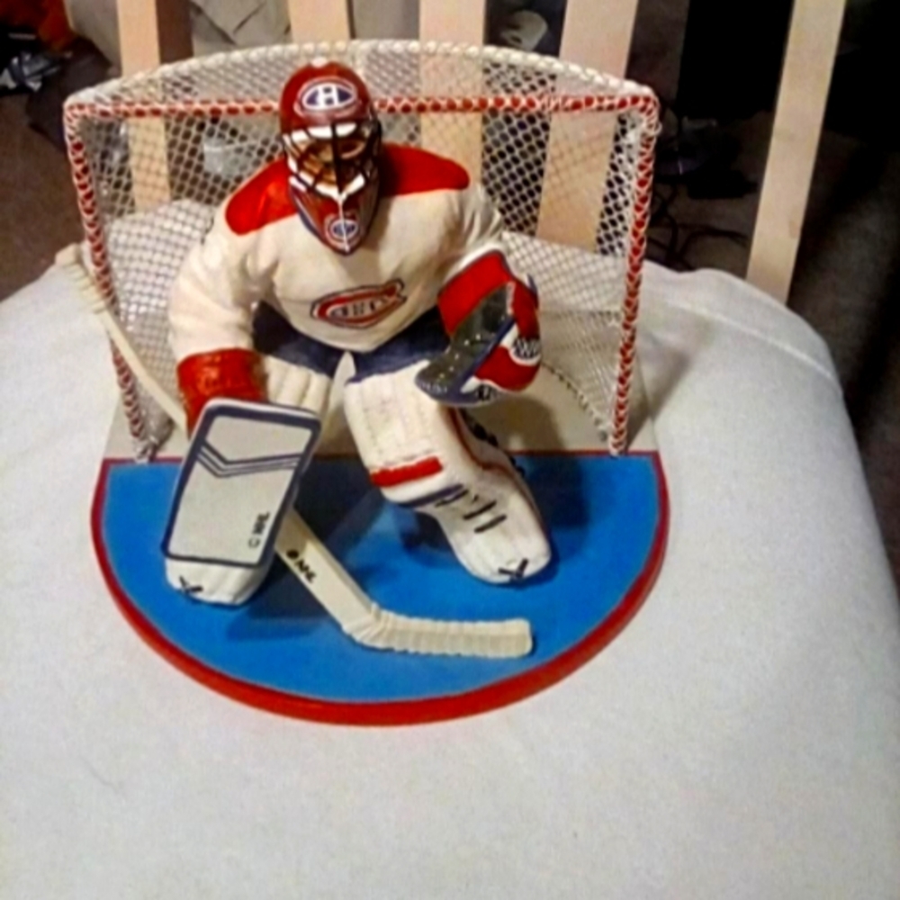 Custom Made Cayden Primeau Goalie tender #30 Stand Figure Canadians Habs,
